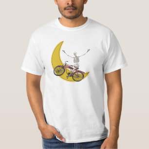 T-shirt Skeleton Bicycle