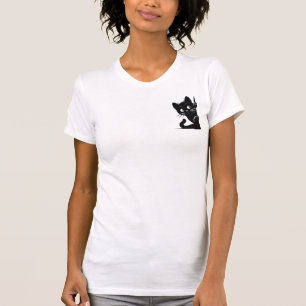 T-shirt Skeleton Cat Mom - Éffrayant mignon Amoureux des c