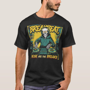 T-shirt Skeleton Decks Breakbeat