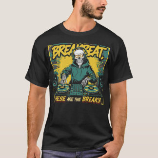 T-shirt Skeleton Decks Breakbeat