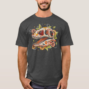 T-shirt Skeleton Dino os paléontologue Fossil Dinosaur