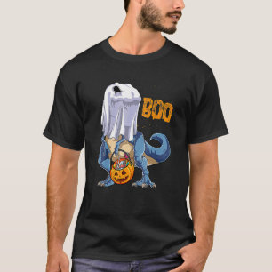 T-shirt Skeleton équitation maman Dinosaur T rex Halloween
