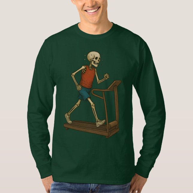 T-shirt Skeleton Gym (Devant)