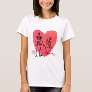 T-shirt Skeleton Love