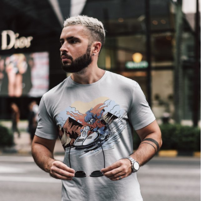 T-shirt Skeleton motoneige (Créateur téléchargé)