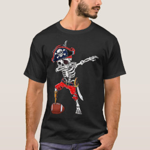T-shirt Skeleton Pirate & ; coût d'Halloween du ballon