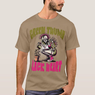 T-shirt Skeleton Punk Rock Gardener Halloween Gardening 1 