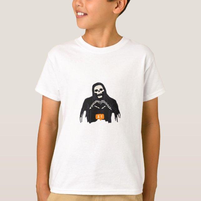 T-shirt Skeleton Pur-Coeur Follower Classic (Devant)