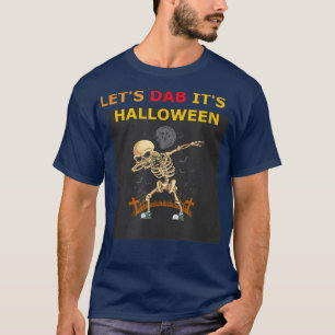 T-shirt Skeleton Rib Cage Dab Skeleton Costume d'Halloween