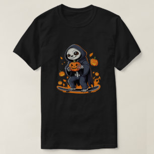 T-shirt Skeleton Sloth Vampire halloween Unique et Éffraya