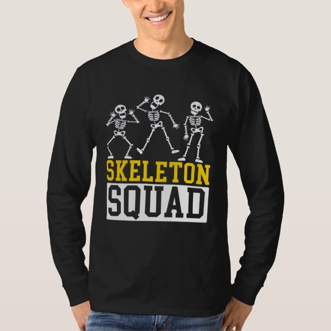 T-shirt Skeleton Squad Rad Tech Radiology Radiographer Rad (Devant)