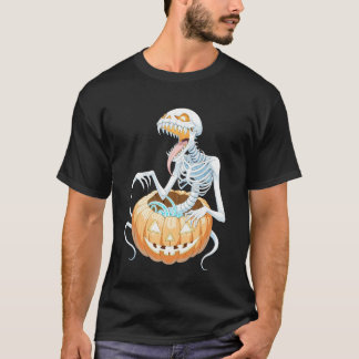 T-shirt Skeletons et crânes en métal lourd Halloween Art