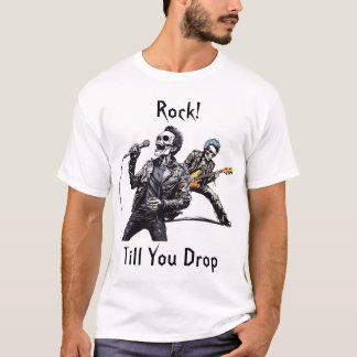 T-shirt Skeletons Rock 'n' Roll