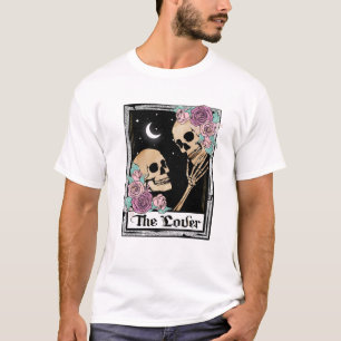 T-shirt Skeletons romantiques floraux