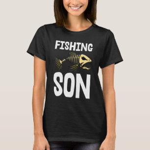 T-Shirt Skelettfisch Knochen T-Shirts Sharp Tee