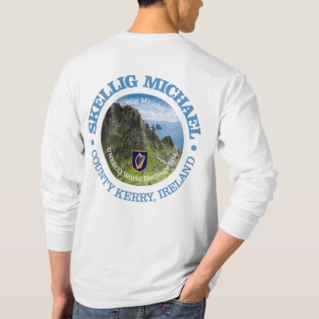 T-shirt Skellig Michael (rd) (Dos)