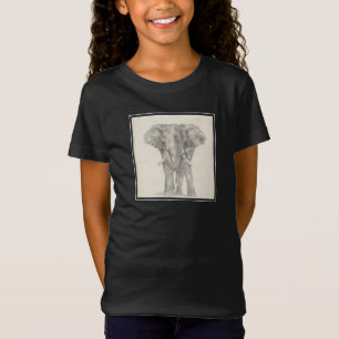 T-Shirt Sketch des éléphants