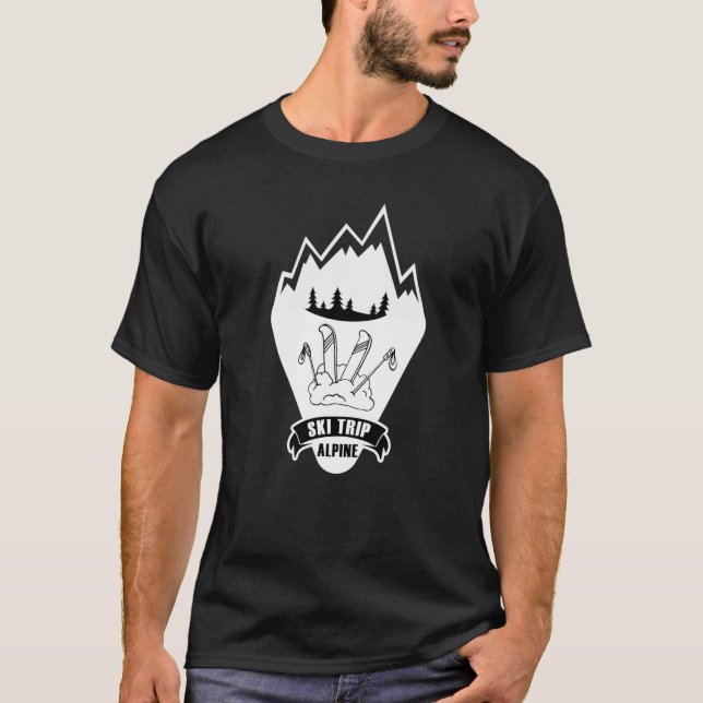 T-shirt Ski alpin (Devant)