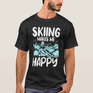 T-shirt Ski alpin Piste ski alpin Ski ski de descente