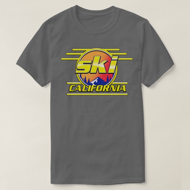 T-shirt ski Californie 80 (Design devant)