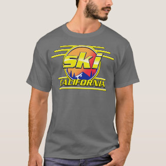 T-shirt ski Californie 80
