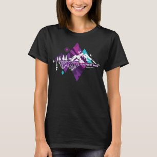 T-shirt Ski de fond du bassin d'Arapahoe Retro