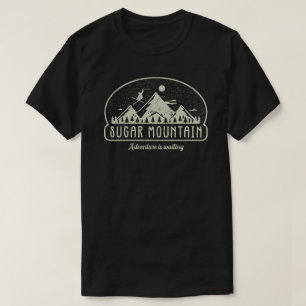 T-shirt Ski de montagne Retro Sugar