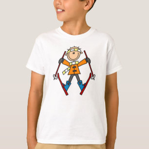 T-shirt Ski de neige d'hiver