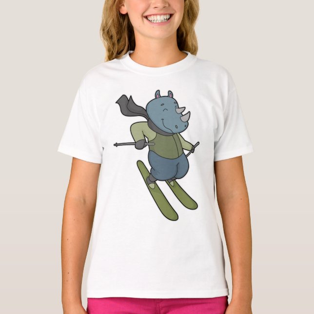 T-shirt Ski de Rhino (Devant)
