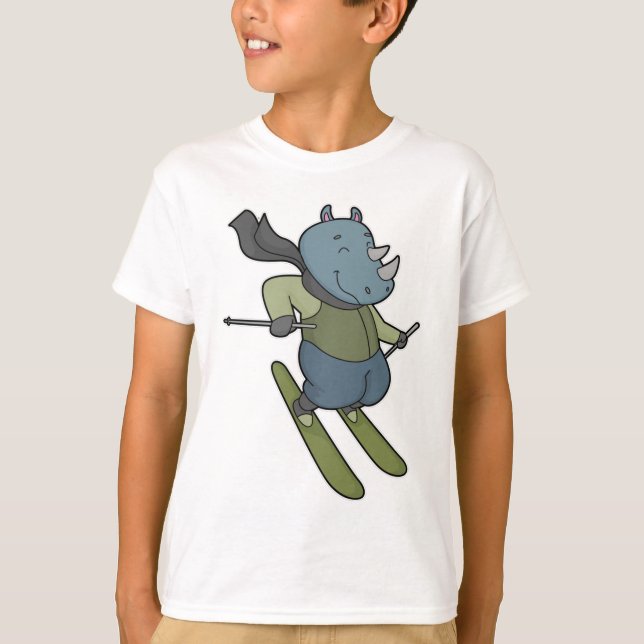 T-shirt Ski de Rhino (Devant)