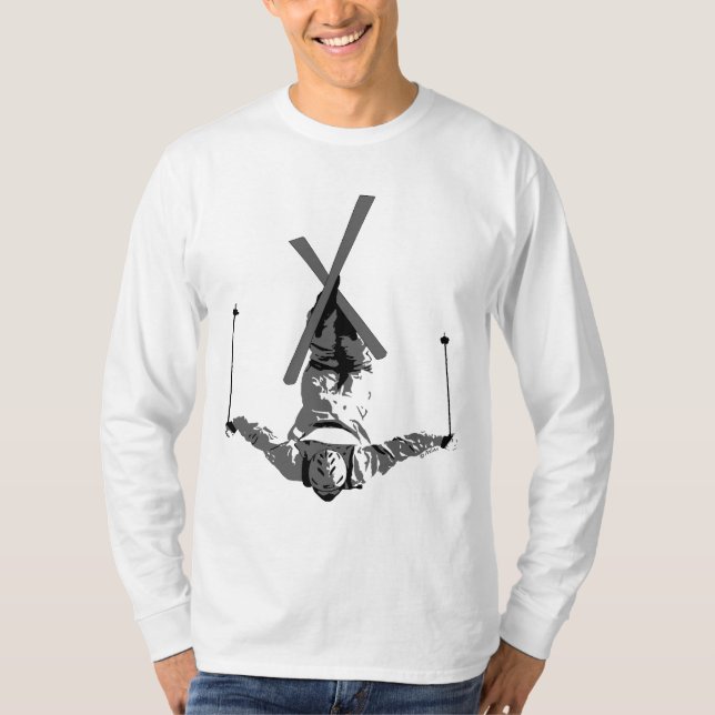 T-shirt Ski de style libre (Devant)