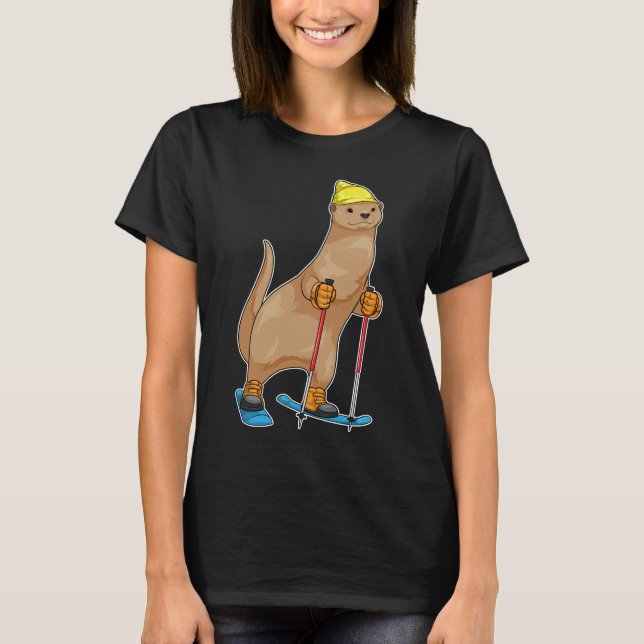 T-shirt Ski d'hiver de Otter (Devant)