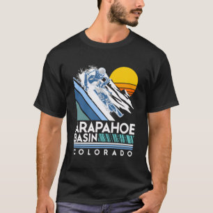 T-shirt Ski du Bassin d'Arapahoe Colorado