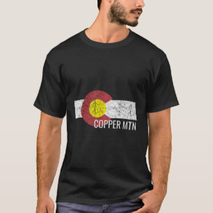 T-shirt Ski du Colorado de la montagne de cuivre