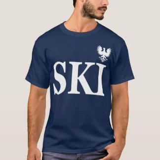 T-shirt Ski du patrimoine polonais Nom