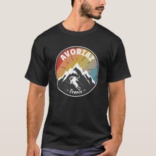 T-shirt Ski En France Avoriaz