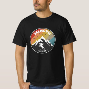 T-shirt Ski En France Valmorel