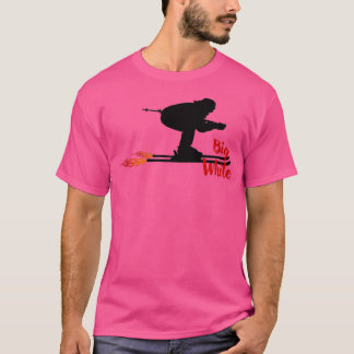 T-shirt Ski en grand blanc
