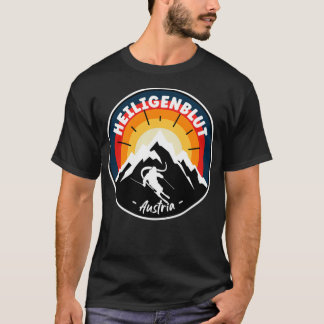 T-shirt Ski En Heiligenblut Autriche Vintage