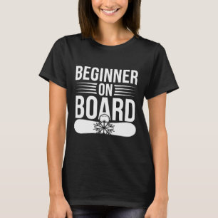 T-shirt Ski Et Snowboard Débutant Sports D'Hiver Fin
