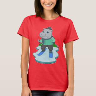 T-shirt Ski Hippo