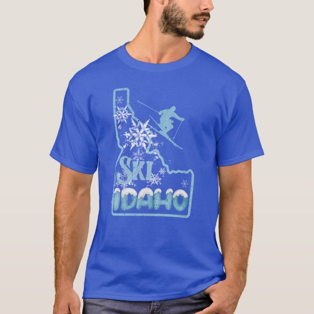 T-shirt Ski Idaho (Devant)