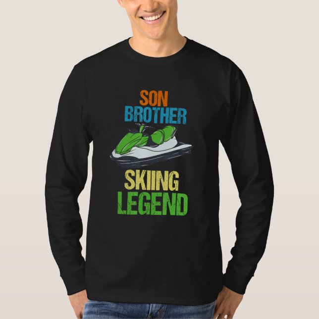 T-shirt Ski Légende Ski, Downhill, Ski, Jetski, Jet S (Devant)