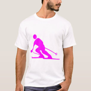 T-shirt Ski - Magenta