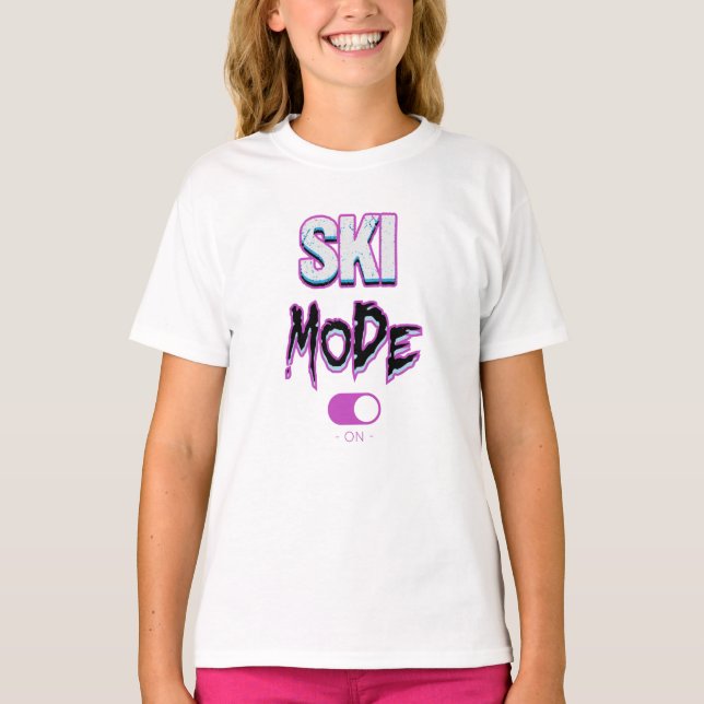 T-shirt Ski mode-on- (Devant)
