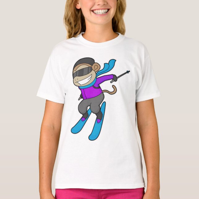 T-shirt Ski Monkey (Devant)