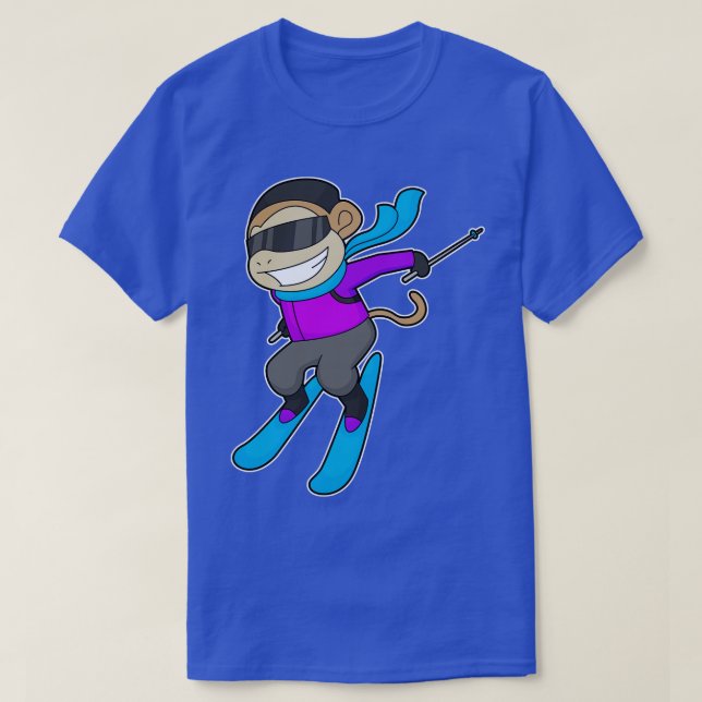 T-shirt Ski Monkey (Design devant)