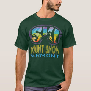 T-shirt Ski Mont Snow Vermont Vacances ski