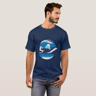 T-SHIRT SKI NAUTIQUE DE GRANDE PIERRE AVEC LOIN NESS MONST