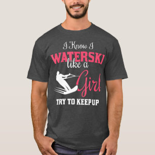 T-shirt Ski Nautique Je Connais Le Ski Nautique Comme Une